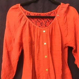 Red orange top